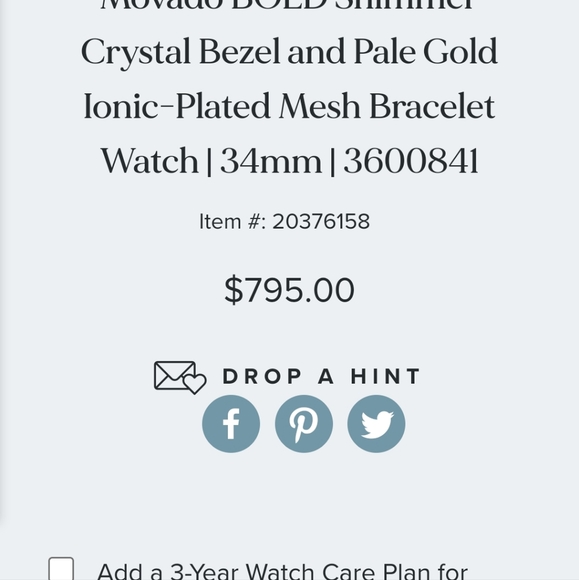 Movado Bold Mesh Women's Watch Crystal Bezel - Picture 12 of 12